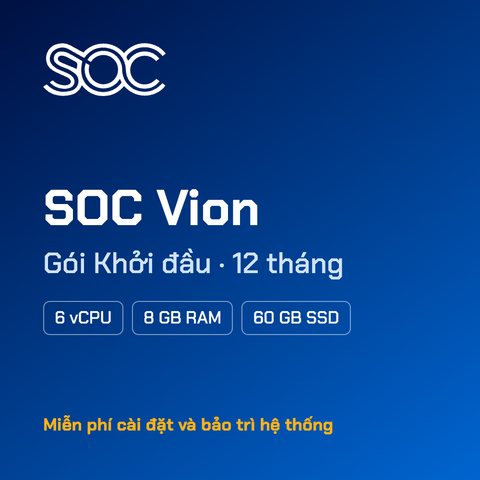 SOC Vion — Gói Khởi đầu — 12 tháng